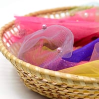 Image 4 of Embellished Sari Tulles Mixed Colours