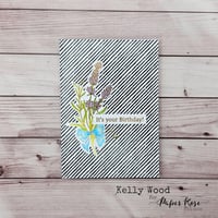 It's Your Birthday! - Birthday Card - Lavender Stems with Bow