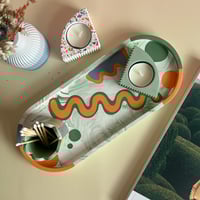Image 1 of Tray OVAL (XL) “Abstract”
