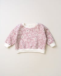 Image 1 of SWEAT CAMILLE petites fleurs roses