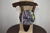 Image 1 of Vintage Country Wagon Wheel Clock, Authentic Weathered Wood, #599