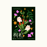 Wolfberry Bunny A6 Art Print