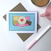 Image 2 of Personalised Card for Mum's - Vintage Biscuit Tin Design