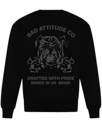 Image 2 of 'BAD ATTITUDE CO' POCKET HEAVYWEIGHT SWEATSHIRT