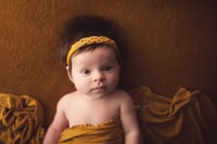 Image 6 of Chloe thick knit beanbag backdrop in Chestnut