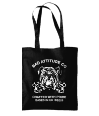 'BAD ATTITUDE CO' TOTE BAG