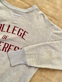 Image 5 of RARE 40s COLLEGE OF ST. TERESA DOUBLE-V SWEATSHIRT