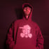Felpa Hard Squat rosso Bordeaux Image 2