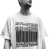 Image 2 of extrastereo - Crisus logo white - T-shirt