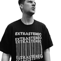 Image 1 of extrastereo - Crisus logo black - T-shirt