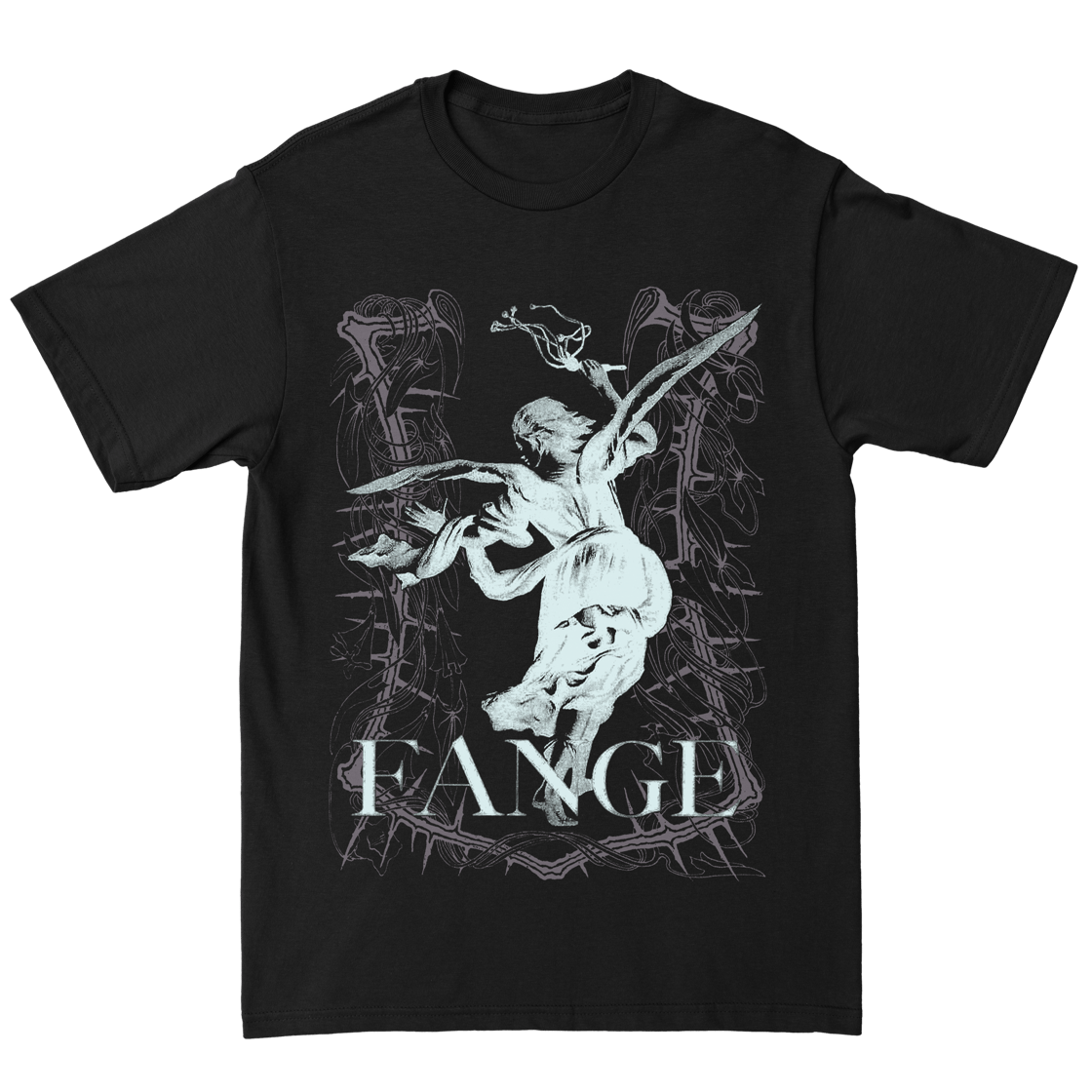 Image of "Angélisme" Black T-Shirt