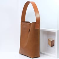 Image 4 of Tube Tote in vintage warm ochre