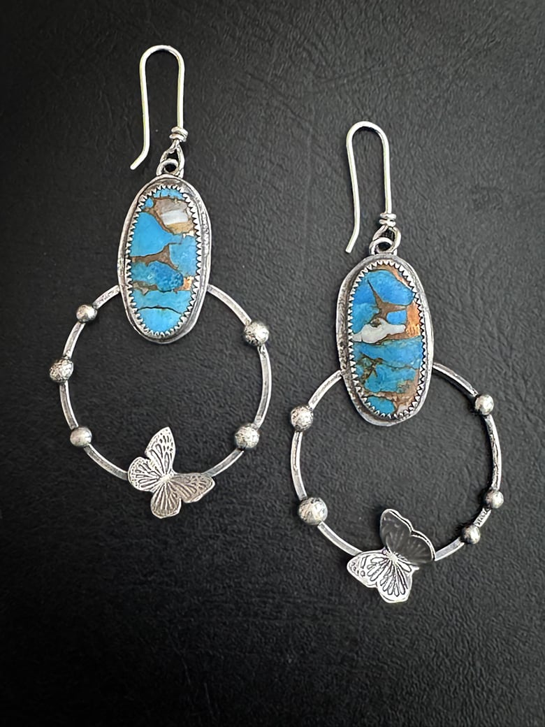 Image of Turquoise & Butterflies