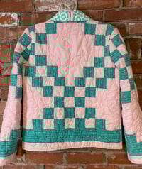 Image 2 of 024 - Small - Pink Aqua Squares