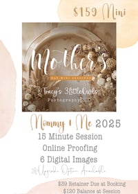 Image 1 of 2025 BOHO Mommy + Me Studio MINI Sessions 