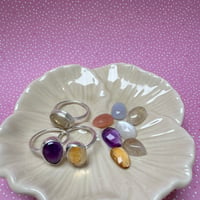 Image 7 of Make your own Silver Gemstone Statement Ring