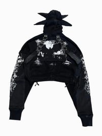 Image 2 of BONDAGE DENIM HOODIE