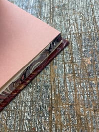 Image 6 of Hand Bound A5 Journal - No.1 // Full bound marbled buckram with edge marbling 