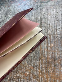 Image 5 of Hand Bound A5 Journal - No.1 // Full bound marbled buckram with edge marbling 