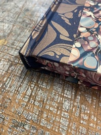 Image 5 of Hand Marbled Journal No.3 - Quarter Bound with marbled edges 