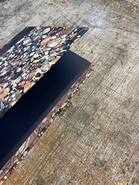 Image 3 of Hand Marbled Journal No.3 - Quarter Bound with marbled edges 