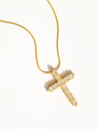 Image 2 of Raeven Cz Cross Necklace