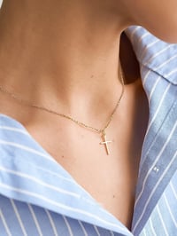 Image 3 of Small Cross Necklace