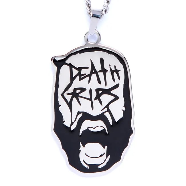 Death Grips Face Stainless Steel Necklace