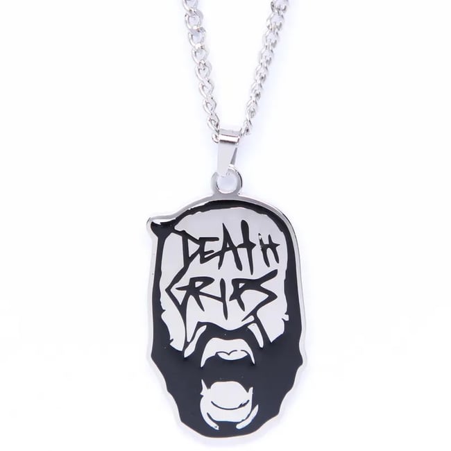 Death Grips Face Stainless Steel Necklace