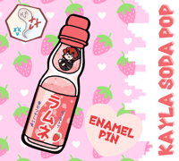 [ PRE ORDER ]  Kayla Soda Pop Enamel Pin