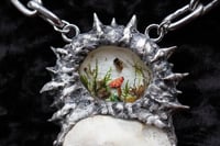 Image 3 of Dead Good spikey world necklace