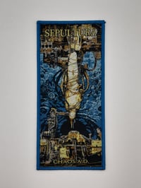 Sepultura - Chaos A. D. Blue Border Stripe Patch