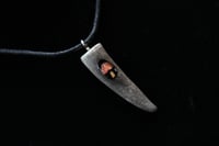 Image 4 of Dead Good deer antler and mushroom necklace 