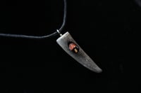 Image 3 of Dead Good deer antler and mushroom necklace 