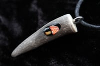 Image 7 of Dead Good deer antler and mushroom necklace 
