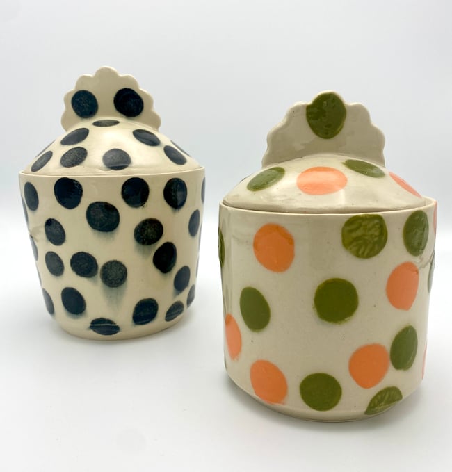 Polka Dot Jars ⚫️