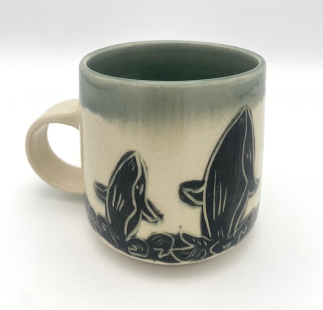 Mama & Baby Whale Mug 