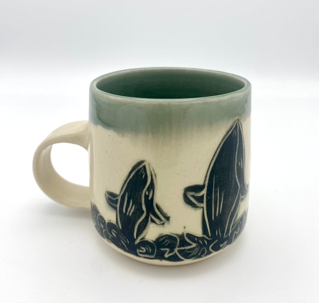 Mama & Baby Whale Mug 