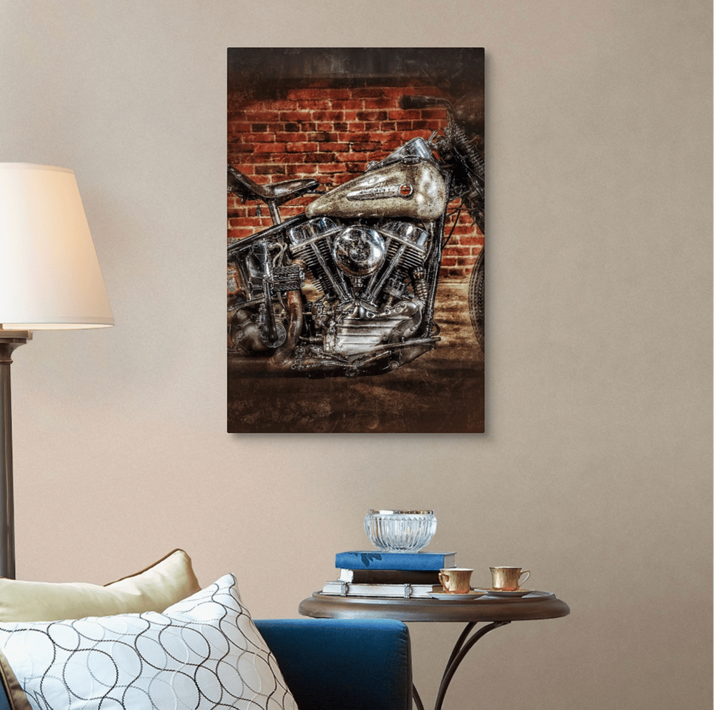 Image of "Panhead" Canvas Print