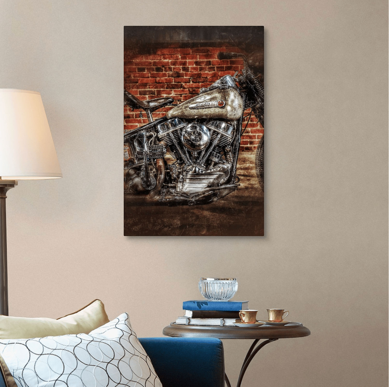 Image of "Panhead" Canvas Print