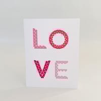 Image 1 of LOVE Greeting Card