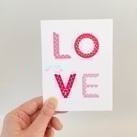 Image 3 of LOVE Greeting Card