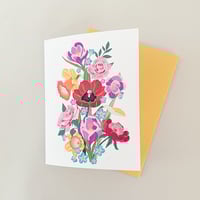 Image 3 of Multi Floral Greeting Card