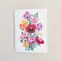 Image 2 of Multi Floral Greeting Card