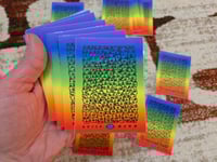 Image 1 of Rainbow Faces Stickers