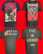 Image of Officially Licensed Intestinal Disgorge "Scat Blast"/Digging Up "Face of Animosity" Shirts!! 