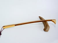 Image 3 of Handmade Wooden Backscratcher from exotic wood Bocote, Accented with Maple, Unique Gift