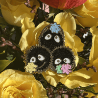 Image 1 of Black Soot Plush Pin