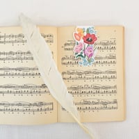 Image 2 of Four Spring Flowers Magnetic Bookmark