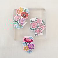 Image 5 of Four Spring Flowers Magnetic Bookmark